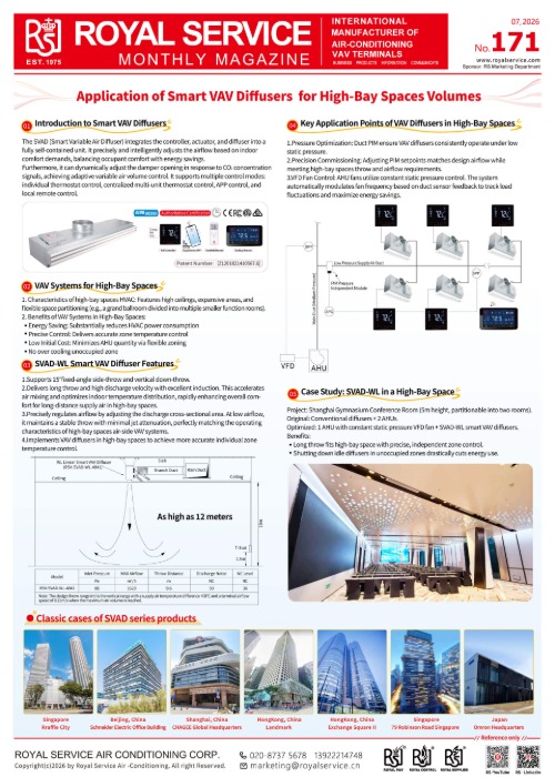 Application of smart VAV Diffusers for High-Bay Spaces Volumes